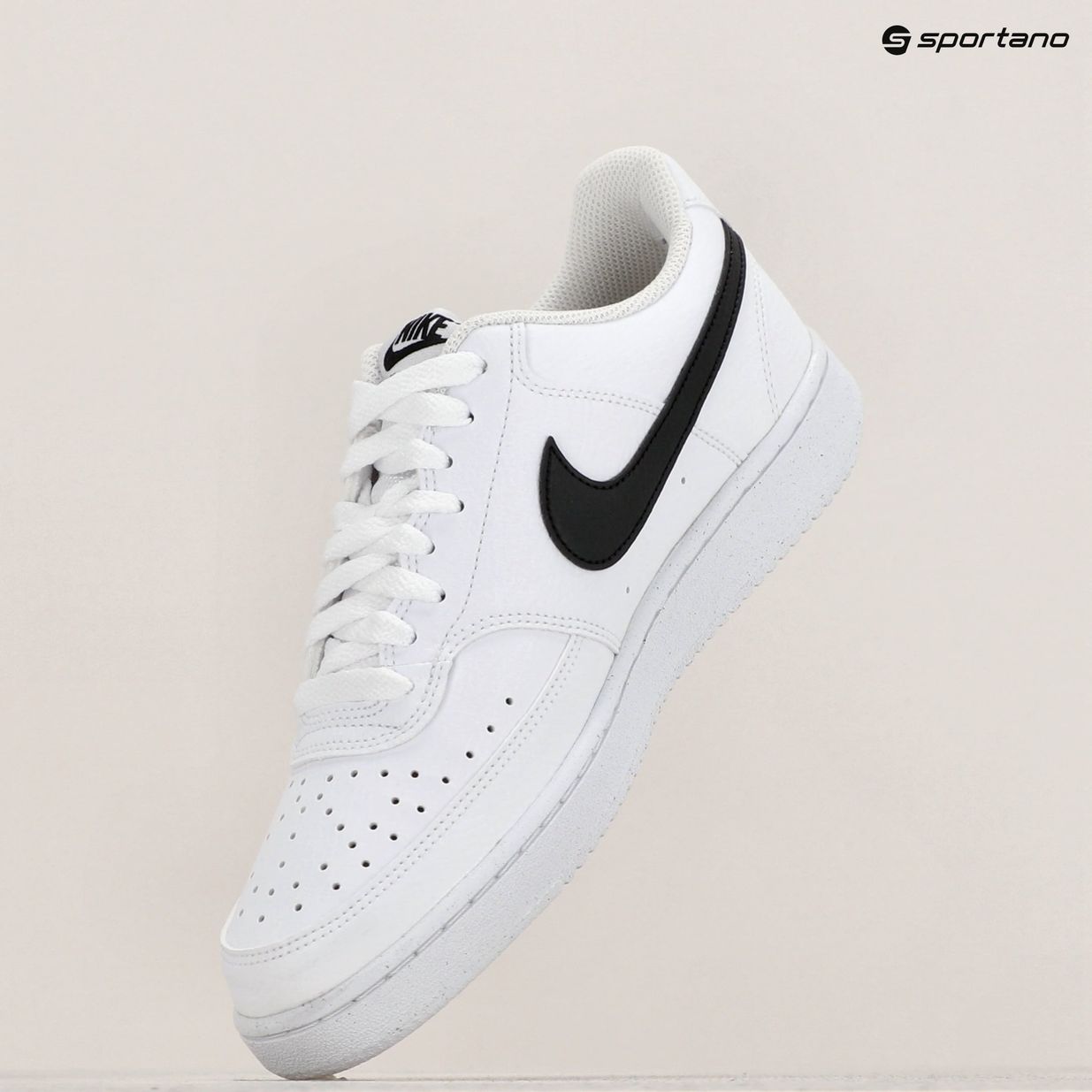 Încălțăminte pentru bărbați Nike Court Vision Low Next Nature white/black/white 9