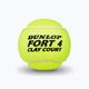 Mingi de tenis Dunlop Fort Clay Court 4 buc. galben 601318 3
