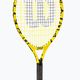 Rachetă de tenis pentru copii Wilson Minions Jr 19 galben/negru WR068910H+ 5
