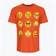 Tricou de tenis pentru copii Wilson Emoti-Fun Tech Tee portocaliu WRA807403