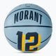 Minge de baschet pentru copii Wilson NBA Player Icon Mini Morant blue mărime 3
