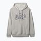 Hanorac pentru femei GAP Heritage French Logo Hoodie light heather grey 3