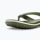 Papuci Crocs Crocband Flip army green/white 8