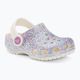 Crocs Classic Glitter Clog T bianco sporco flip-flops pentru copii 2