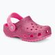 Crocs Classic Glitter Clog T roz limonadă roz pentru copii flip-flops pentru copii 2