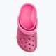 Crocs Classic Glitter Clog roz limonadă roz pentru copii flip-flops pentru copii 7