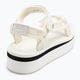 Sandale de drumeție pentru femei Teva Flatform Universal Mesh Print alb strălucitor 9