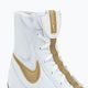 Nike Machomai alb și auriu pantofi de box 321819-170 8