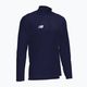 Pulover de fotbal pentru copii New Balance Training 1/4 Zip tricotat albastru marin NBEJT9035