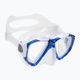Mască de snorkeling Mares Trygon transparent și albastru marin 411262