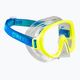 Mască de snorkeling pentru copii Mares Jelly lime/blue/clear 2