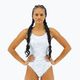 Costum de baie o piesă pentru femei TYR Whiteout Camo Cutoutfit alb CWCM_100_28 4
