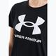 Tricou pentru femei Under Armour Rival Logo negru/alb 4