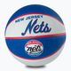 Mini baschet Wilson NBA Team Retro Mini Brooklyn Nets albastru WTB3200XBBRO