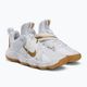 Nike React Hyperset SE pantofi de volei alb și auriu DJ4473-170 4