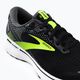 Pantofi de alergare pentru bărbați BROOKS Ghost 14 negru-verde 1103691D047 8
