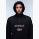 Hanorac pentru bărbați Napapijri Burgee Half Zip Hooded 2.0 black 041 4