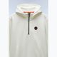 Bluză pentru bărbați Napapijri B-Badge Half Zip Hooded white heron 7