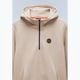 Bluză pentru bărbați Napapijri B-Badge Half Zip Hooded beige rocky 7