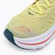 HOKA Bondi X bărbați pantofi de alergare alb și galben 1113512-WEPR 10