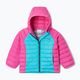 Columbia Powder Lite jachetă cu glugă pentru copii geyser/pink ice 5