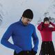 Bărbați Icebreaker Merino Merino Roll Neck tricou termic lazurite 10