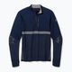 Bărbați Smartwool Intraknit Merino Merino Tech 1/4 Zip pulover termic albastru marin 16670 5