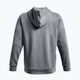 Bărbați Under Armour Essential Fleece Fleece Full Zip Hood Training Sweatshirt Gri 1373881 2