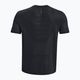 Tricou de alergare Under Armour Seamless Stride pentru bărbați negru/reflectorizant 6