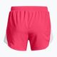 Pantaloni scurți de alergare Under Armour Fly By 2.0 pentru femei, roz și alb 1350196-683 5