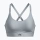 Sutien de fitness Under Armour Infinity Covered Mid gri 1363353-465