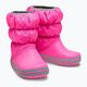 Ghete pentru copii Crocs Winter Puff Kids electric pink/light grey 12