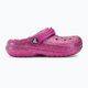 Crocs Classic Lined Glitter Clog fuchsia fun/multi flip-flops pentru copii 3