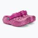 Crocs Classic Lined Glitter Clog fuchsia fun/multi flip-flops pentru copii 5