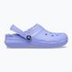 Papuci pentru copii Crocs Classic Lined digital violet 10