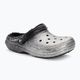 Crocs Classic Glitter Lined Clog negru/argintiu flip-flops negru/argintiu