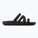 Sandale cu barete Crocs Splash pentru femei, negru 2