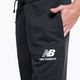 Pantaloni de antrenament pentru bărbați New Balance Essentials Stacked Logo French negru NBMP31539BK 4