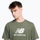 Tricou de antrenament pentru bărbați New Balance Essentials Stacked Logo Co verde NBMT31541DON 4