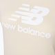 T-shirt pentru femei New Balance Essentials Stacked Logo Co bej NBWT31546 7