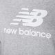 Tricou de antrenament pentru femei New Balance Essentials Essentials Stacked Logo French Terry Hoodie gri NBWT31533 7