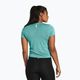Tricou de alergare pentru femei Under Armour Streaker Splatter radial turquoise/reflective 2