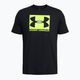 Tricou pentru bărbați Under Armour Boxed Sportstyle black/high vis yellow 3