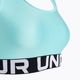 Sutien fitness Under Armour HG Authentics Mid Branded radial turquoise/white 7