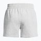Pantaloni scurți de antrenament pentru femei Under Armour Rival Fleece mod gray light heather/white 6