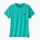 Tricou pentru femei Patagonia Cap Cool Daily Graphic Shirt 73 skyline/subtidal blue x-dye 3