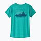 Tricou pentru femei Patagonia Cap Cool Daily Graphic Shirt 73 skyline/subtidal blue x-dye 4