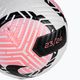 Minge de fotbal Nike Academy white/sunset pulse/black mărimea 5 3