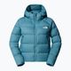 Geacă cu puf pentru femei The North Face Hyalite Down Hoodie algae blue 5