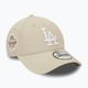 Șapcă pentru bărbați  New Era Side Patch 9Forty Los Angeles Dodgers light beige